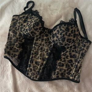 Fashion Nova Wild Leopard Print Bra
